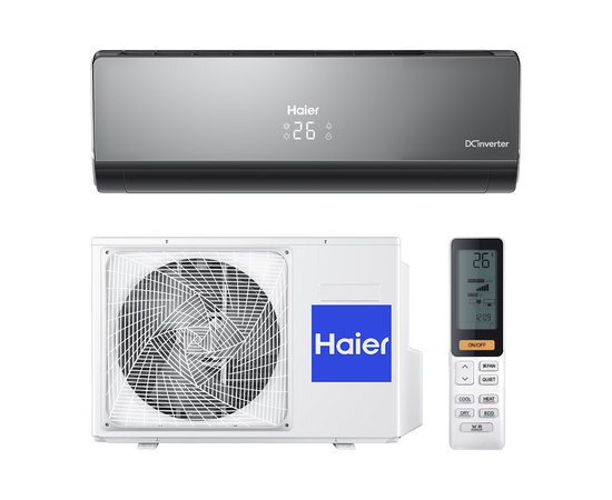 Haier AS12NS6ERA-B/1U12BS3ERA Lightera Inverter Black сплит-система настенного типа, изображение 2